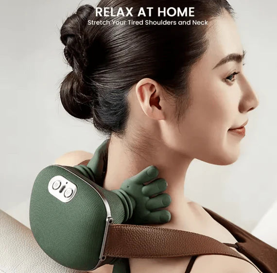 Shoulder and Neck Massager | Portable Deep Kneading Relaxer