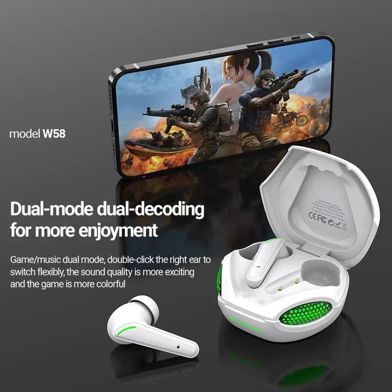 TWS Wireless Gaming Headset | Low Latency HiFi Earbuds