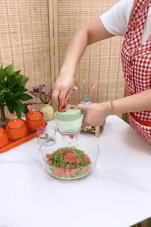 Wireless Electric Food Chopper | USB Rechargeable Mini Grinder