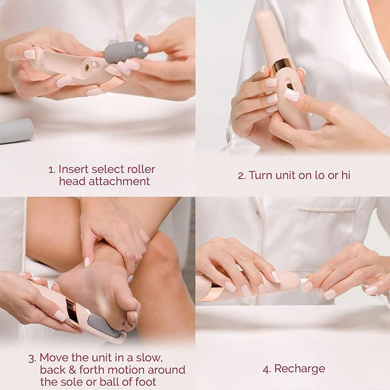 Electric Foot Callus Remover Rechargeable Pedicure File
