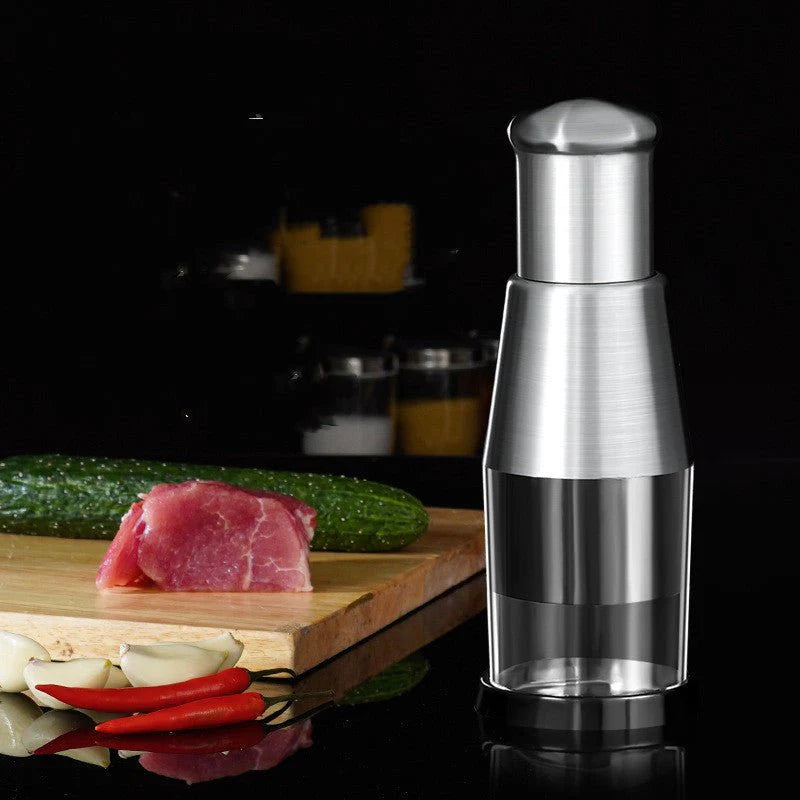 Manual Garlic Crusher | Vegetable Chopper Stainless Steel Press