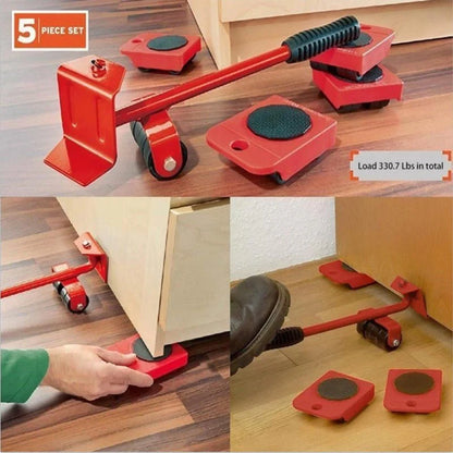 Heavy Duty Furniture Moving Tool Kit With Wheels For Easy Lifting and Moving