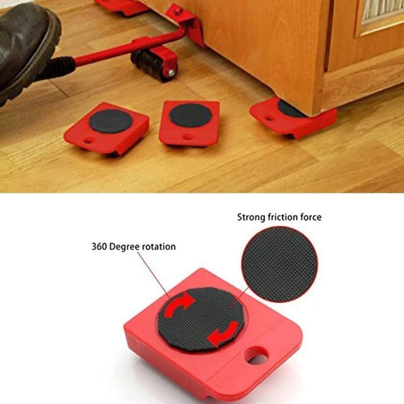 Heavy Duty Furniture Moving Tool Kit With Wheels For Easy Lifting and Moving