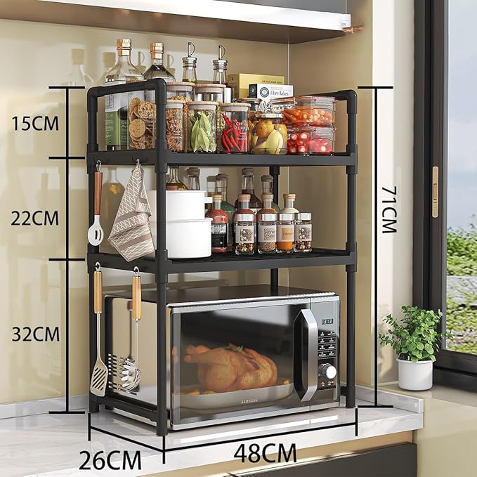 Kitchen Multifunctional Storage Rack | Heavy Duty Organizer Shelf