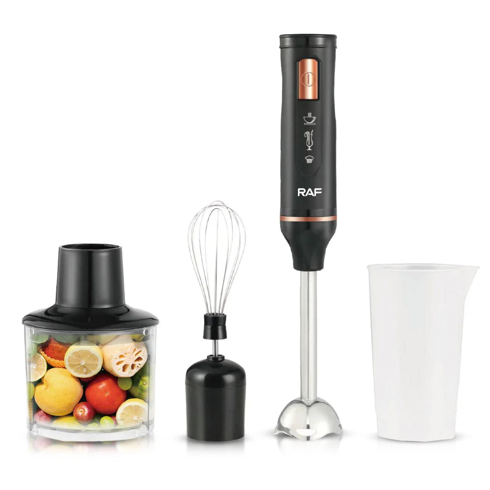RAF 4 in 1 Hand Blender Set 1200W Multi Function Mixer