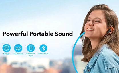 Anker R50i Wireless Soundcore Earbuds Deep Bass Bluetooth 5.3