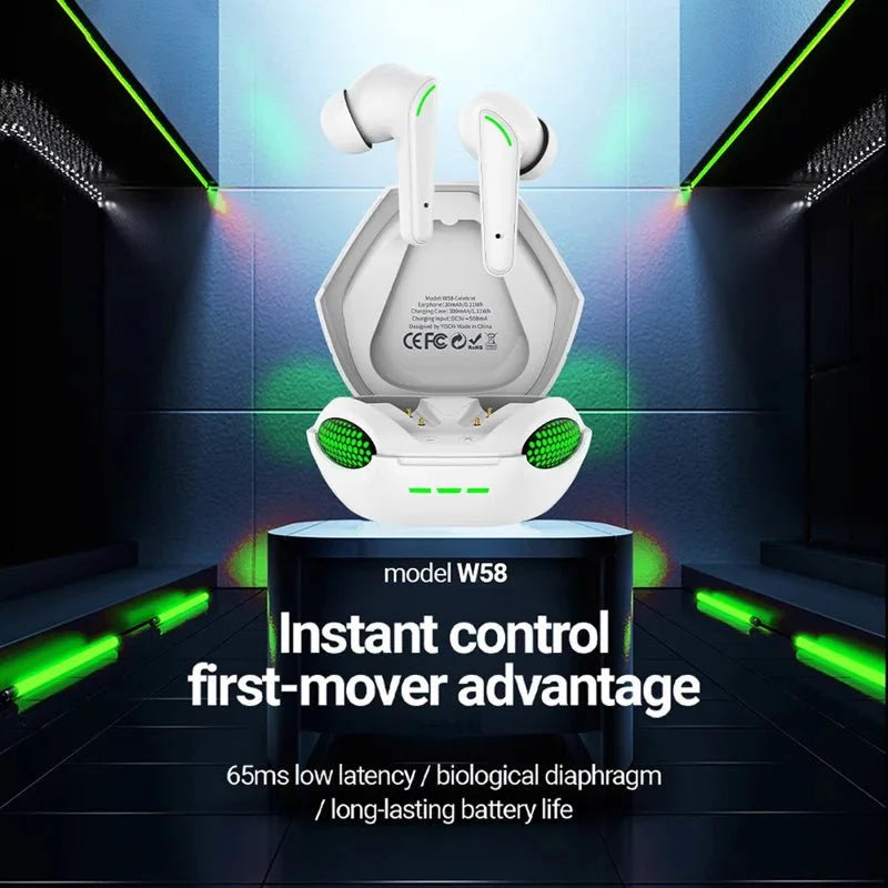 TWS Wireless Gaming Headset | Low Latency HiFi Earbuds
