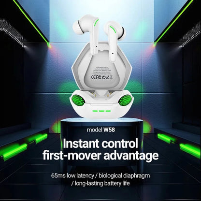 TWS Wireless Gaming Headset | Low Latency HiFi Earbuds