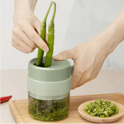 Wireless Electric Food Chopper | USB Rechargeable Mini Grinder