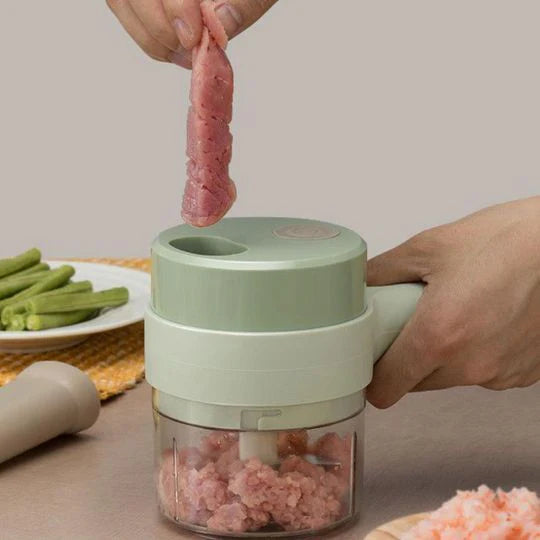 Wireless Electric Food Chopper | USB Rechargeable Mini Grinder